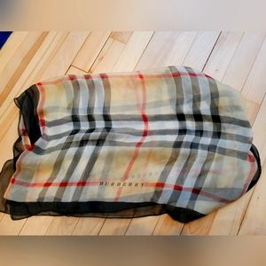 Burberry silk scarf